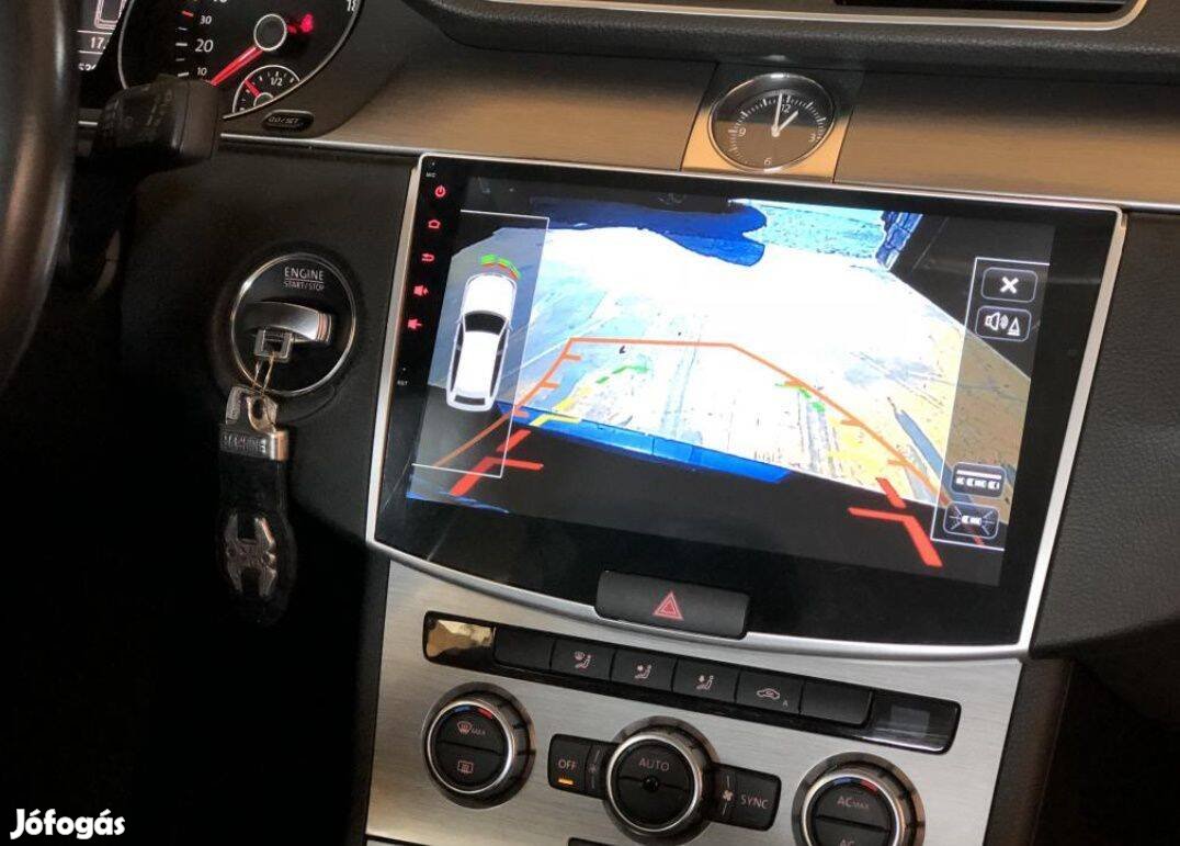 Volkswagen Passat B7 Multimédia Carplay GPS Rádió Tolatókamerával