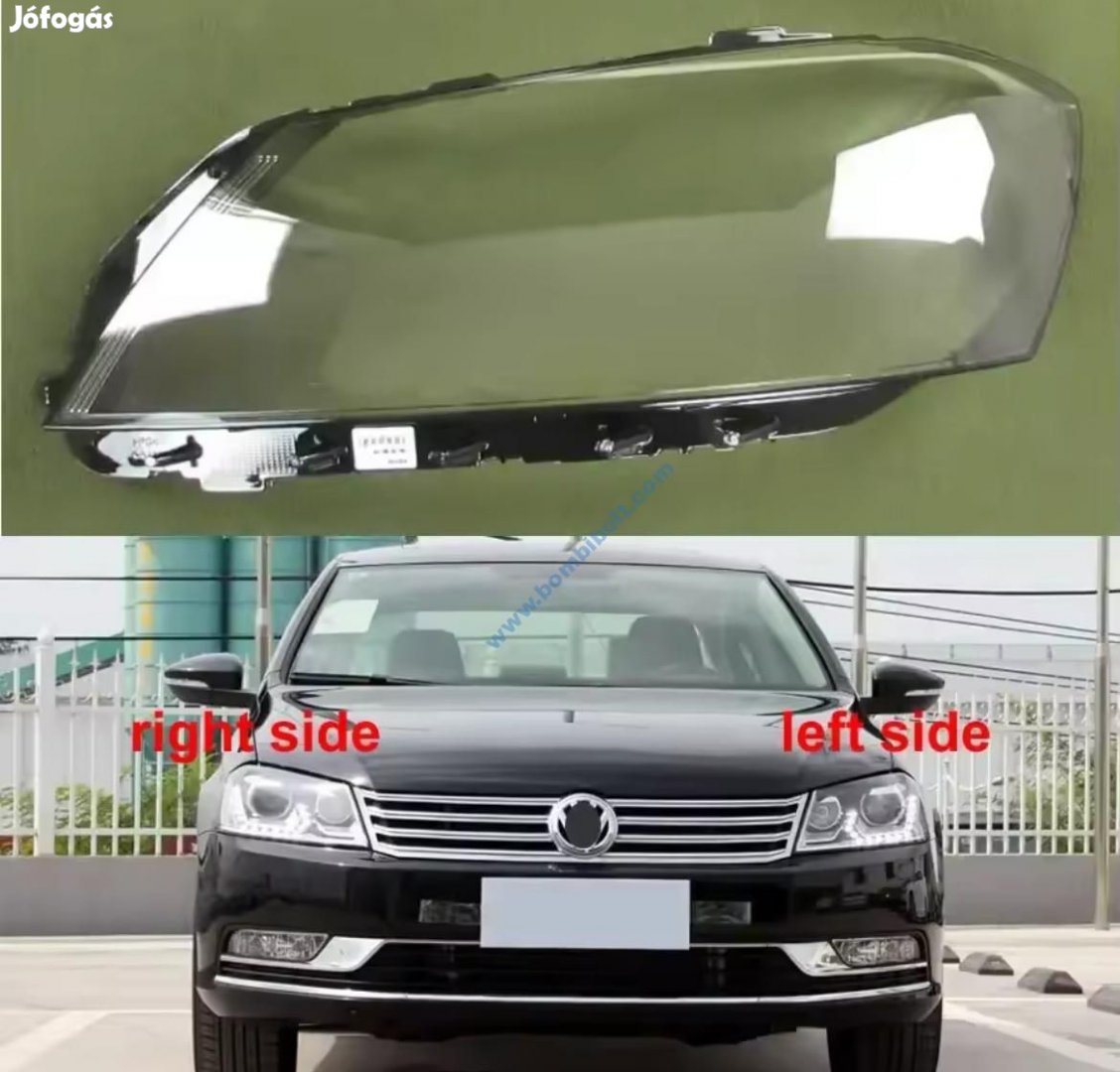 Volkswagen Passat b7 fényszóró búra, lámpabúra 2011-2015