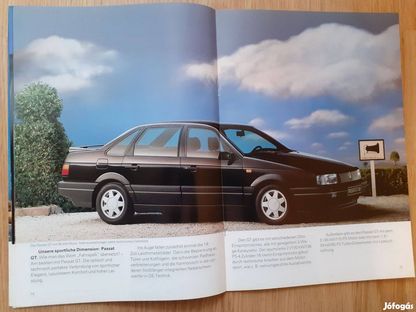 Volkswagen Passat prospektus - 1992, német nyelvű