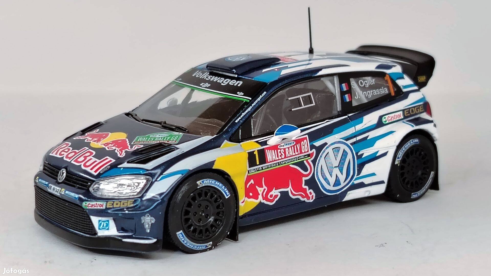 Volkswagen Polo 5 WRC modellautó 1:43 új bontatlan eladó