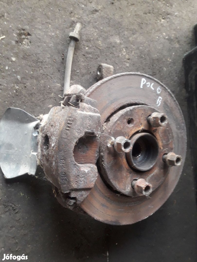 Volkswagen Polo 6N 94-01 Bal Első Csonkállvány Kerékaggyal