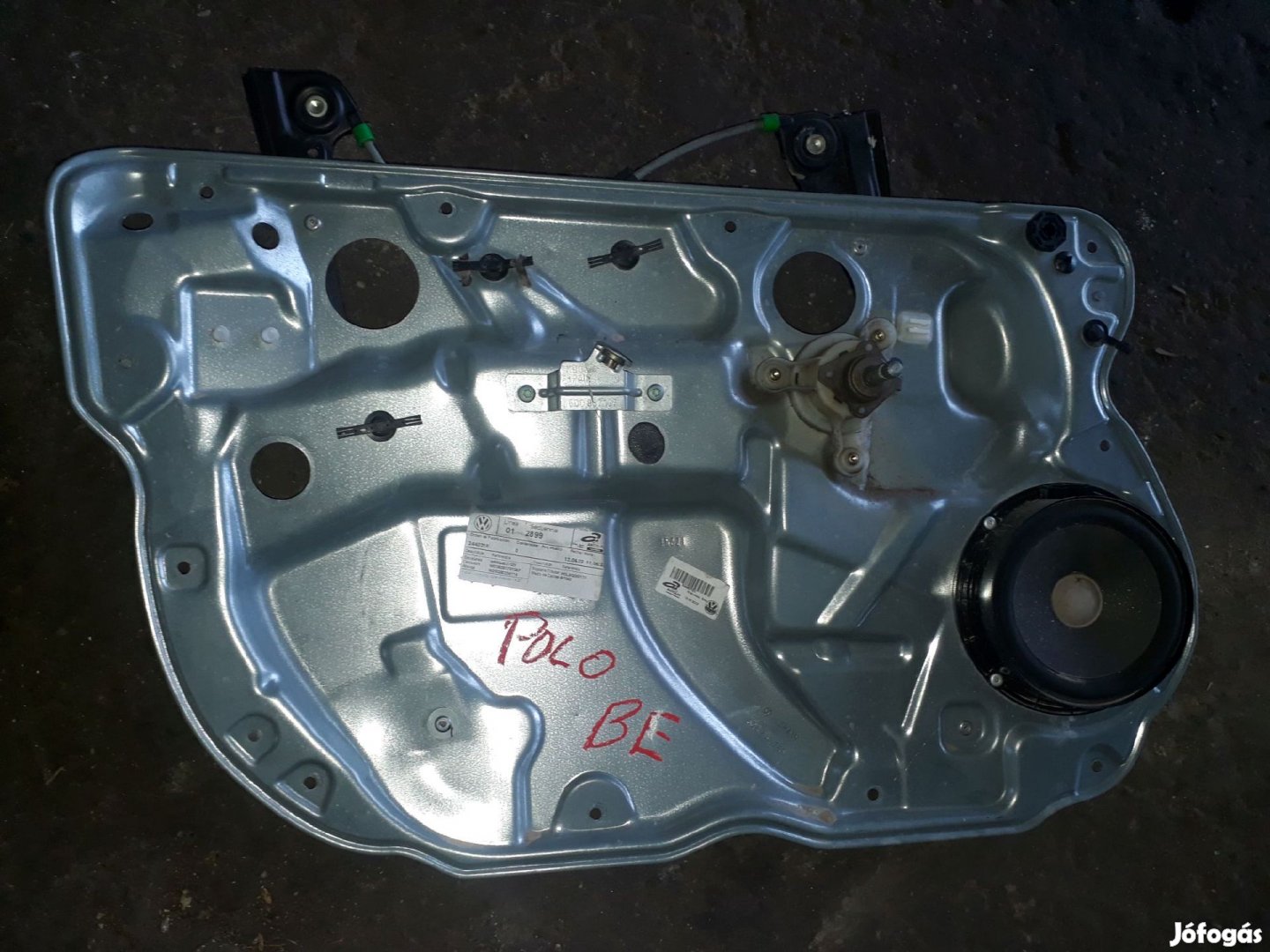 Volkswagen Polo 9N Bal Első Ablakemelő Szerkezet Mechanikus