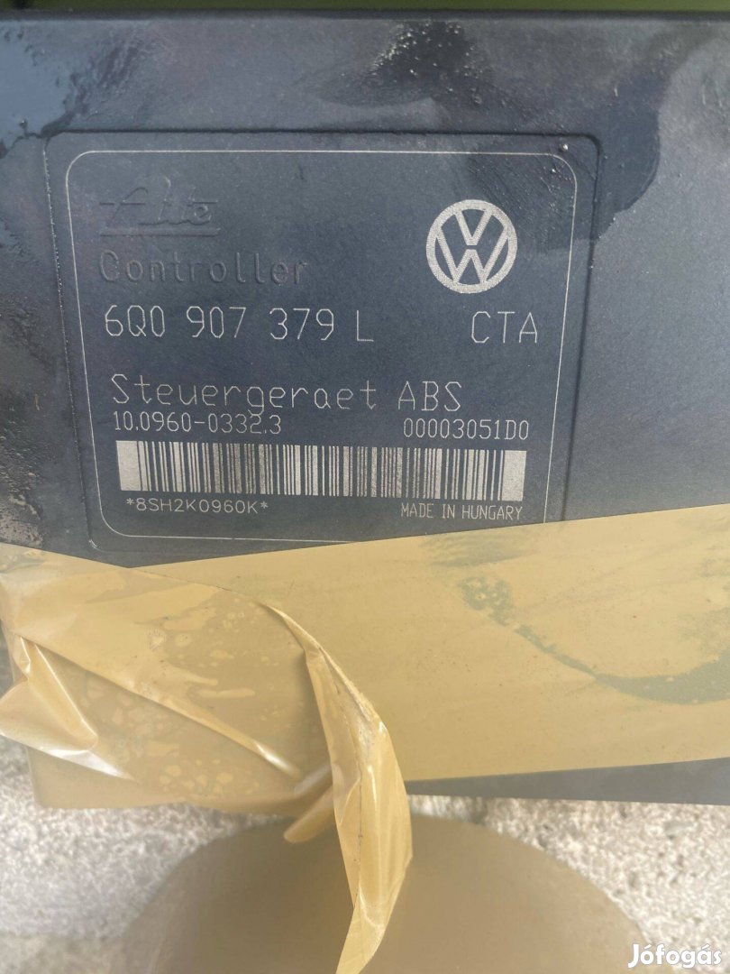 Volkswagen Polo IV abs kocka 6Q0 907 379 L beszerelési garancia
