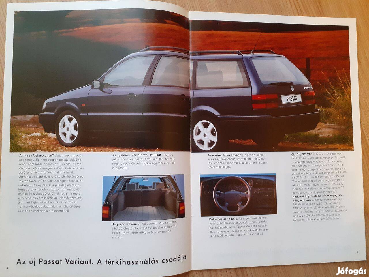 Volkswagen Program prospektus - 1994, magyar nyelvű