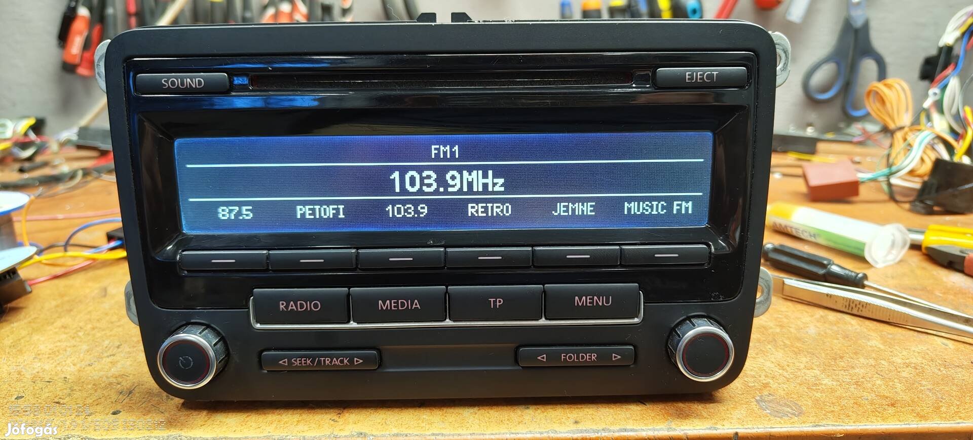 Volkswagen RCD310 MP3 cd autórádió 