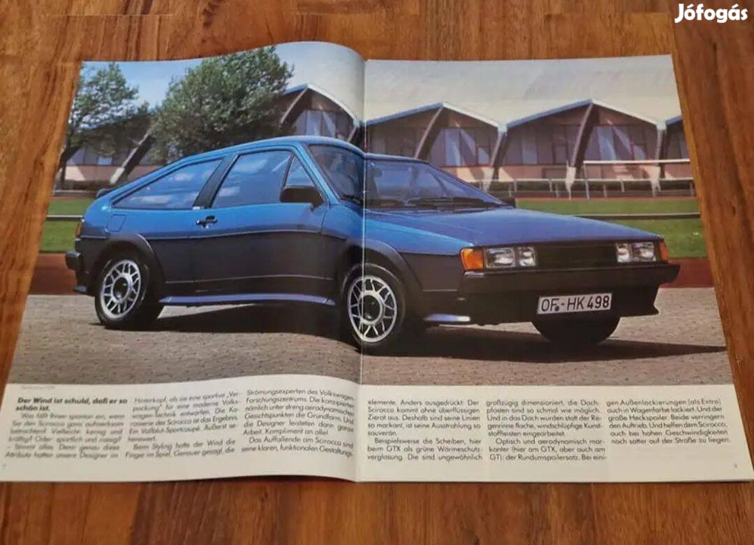 Volkswagen Scirocco Prospektus 1985