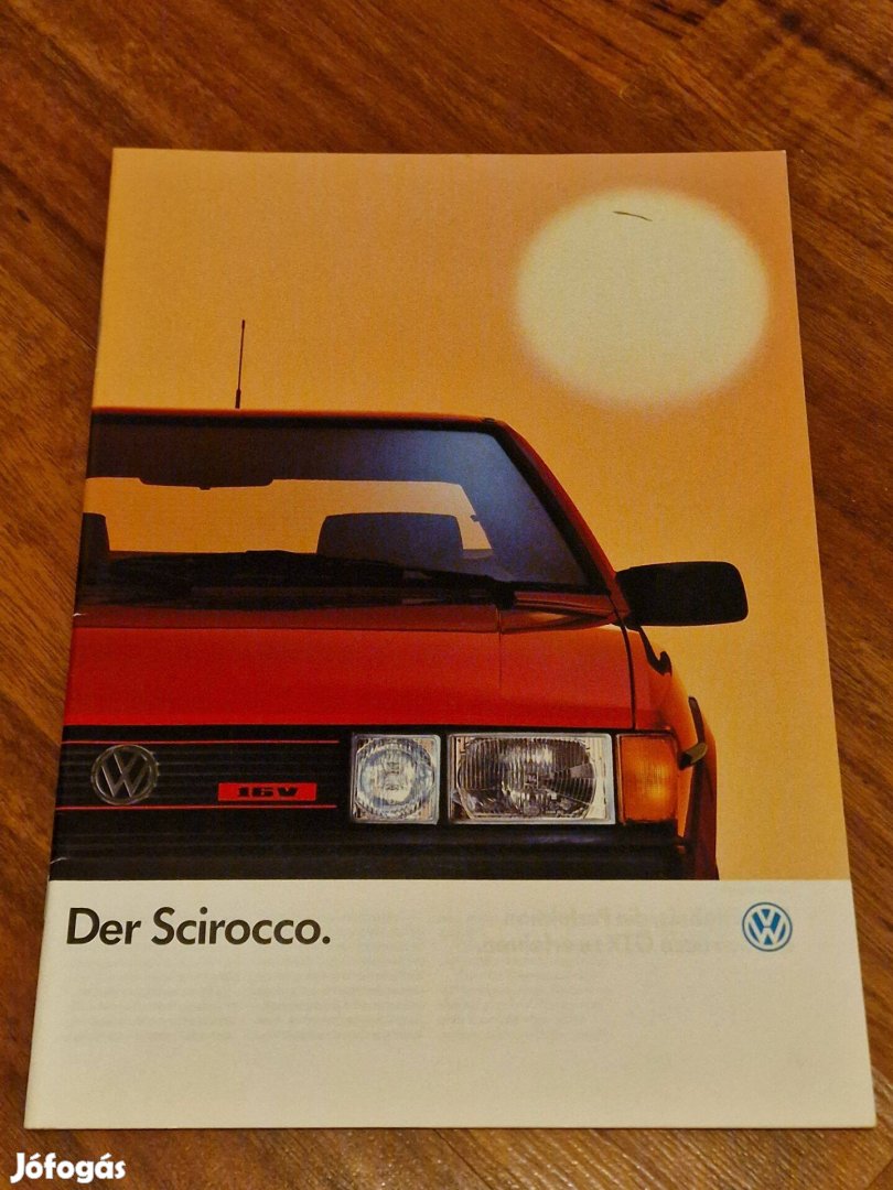 Volkswagen Scirocco Prospektus 1988