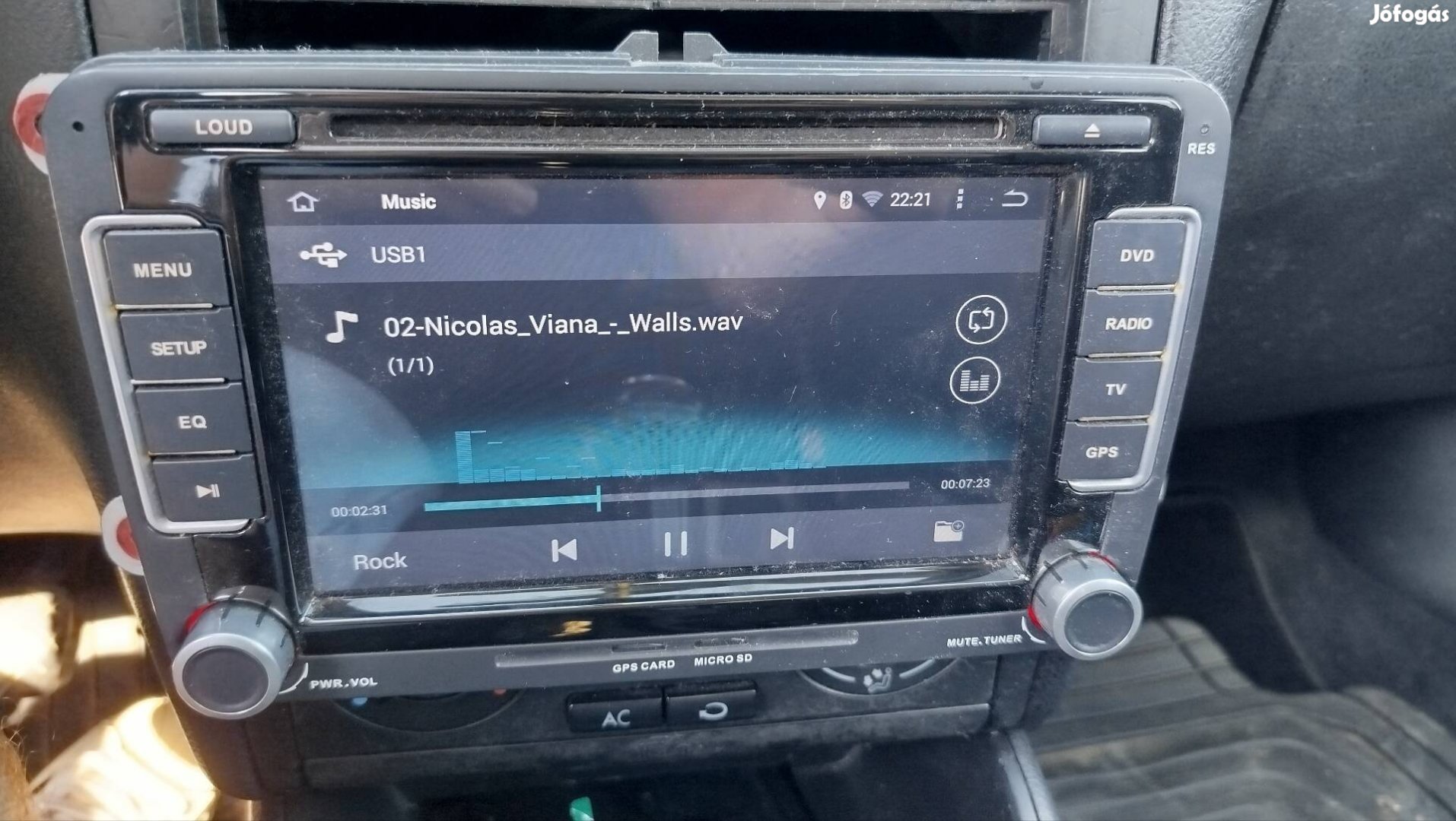 Volkswagen/Seat/Skoda 2 Din 7col HD érintőképernyős Android