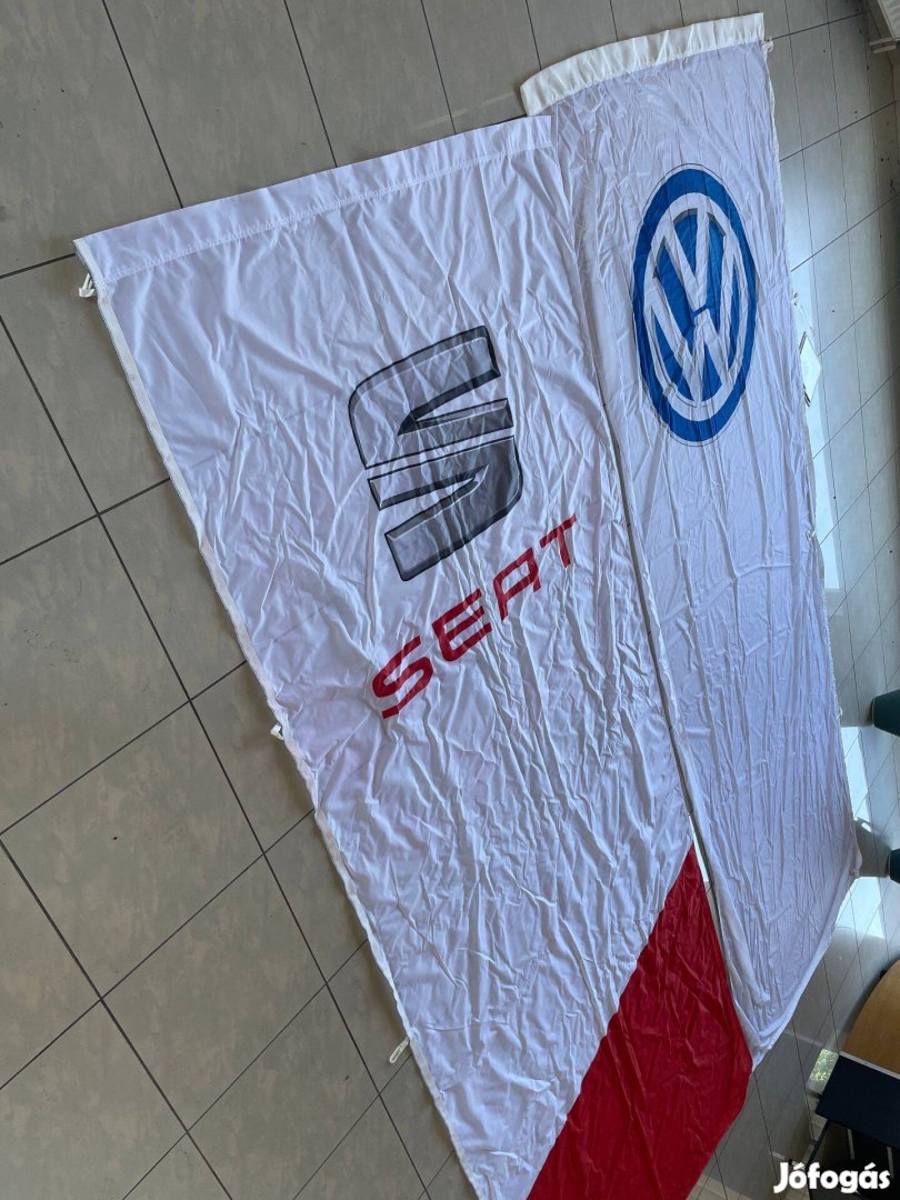 Volkswagen Seat Zászló Dekor 390x140 cm