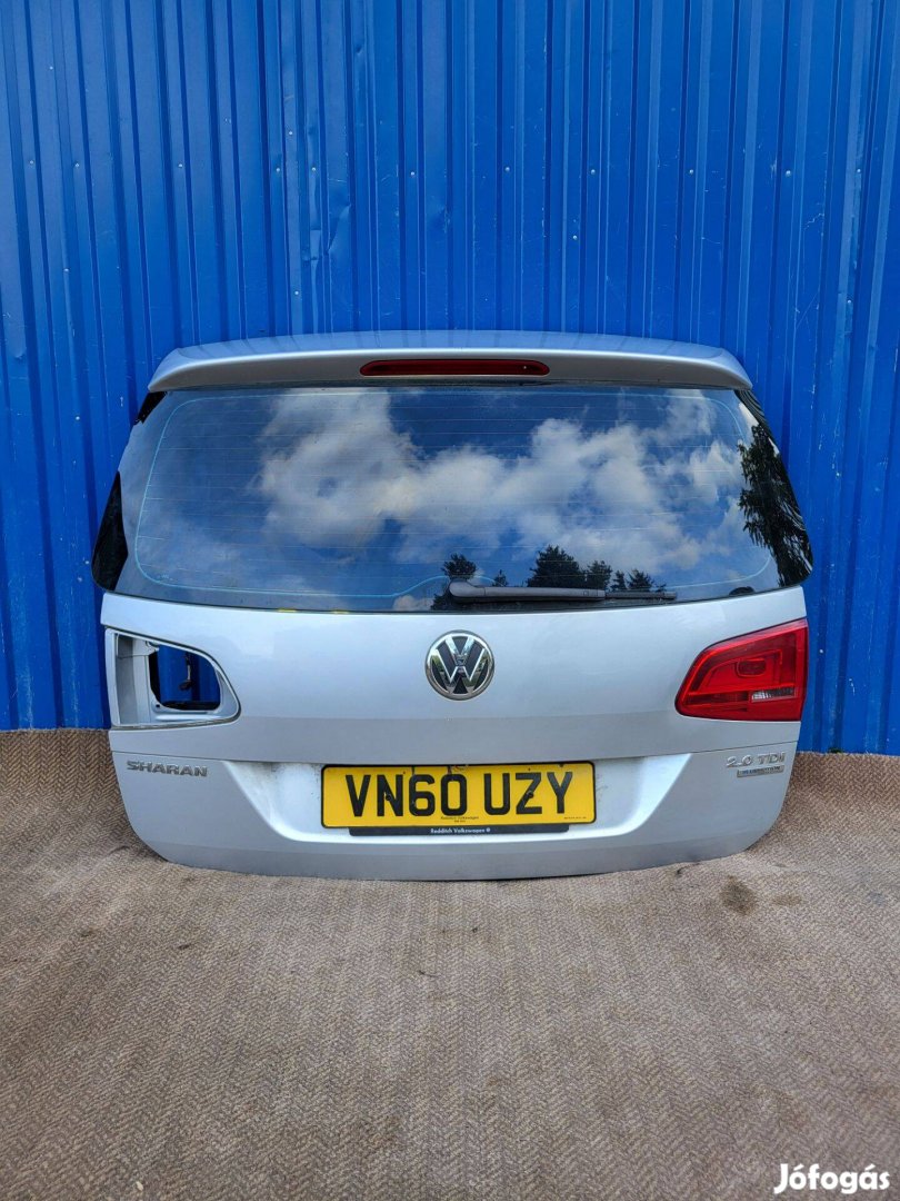 Volkswagen Sharan 2 II 2010- csomagtér ajtó ezüst