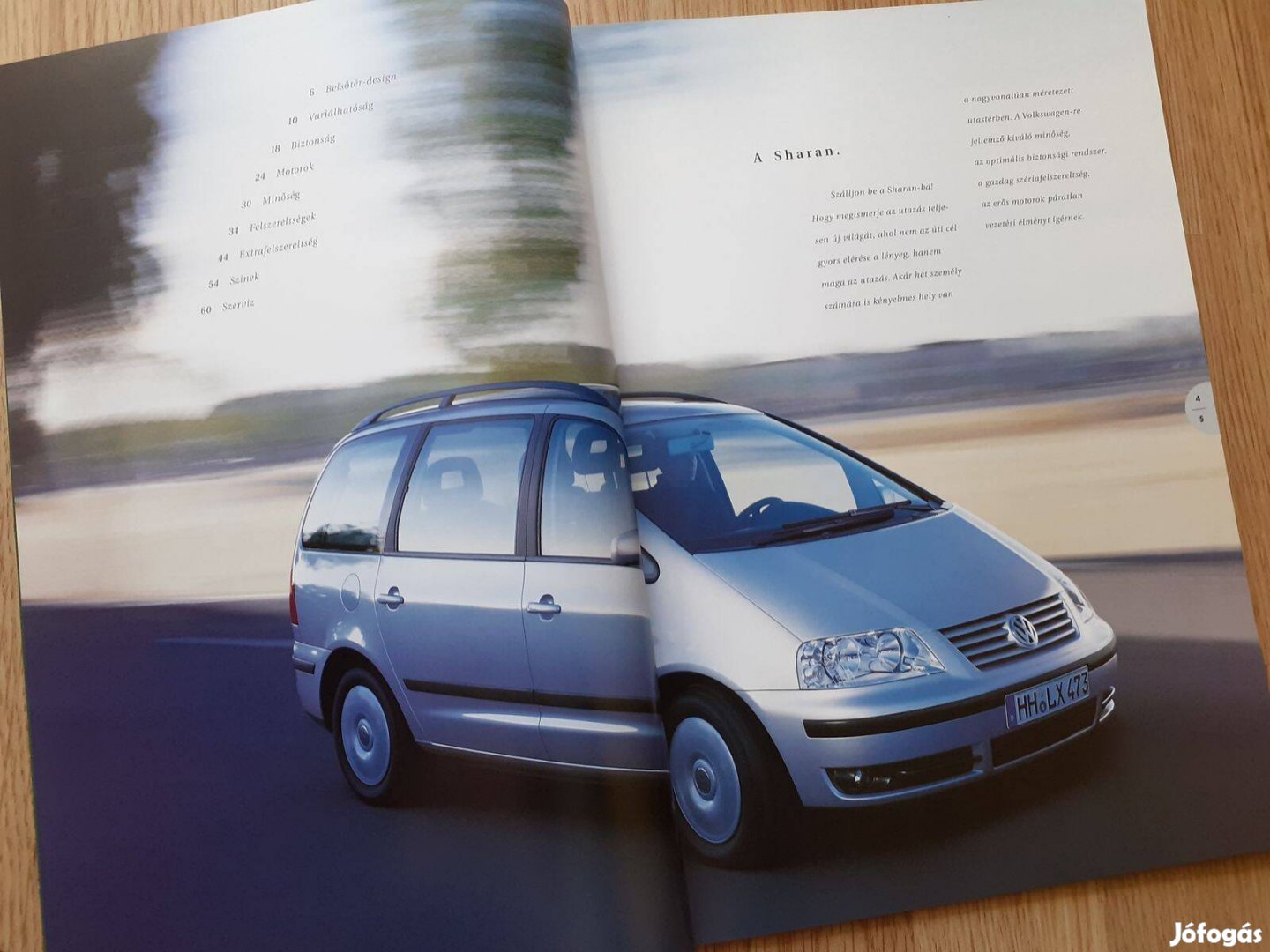 Volkswagen Sharan prospektus - 2001, magyar nyelvű