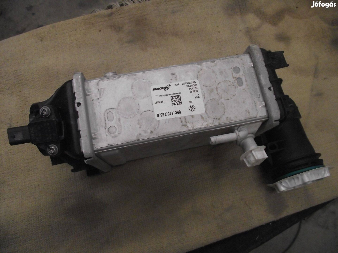 Volkswagen Skoda 1.0 TSI intercooler hűtő gyári új 05C145785B