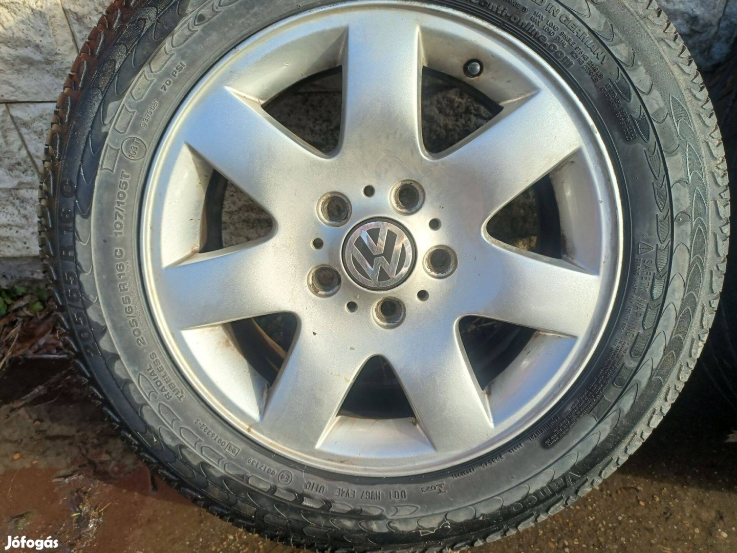 Volkswagen T4, Touareg 16" alufelni nyári gumival