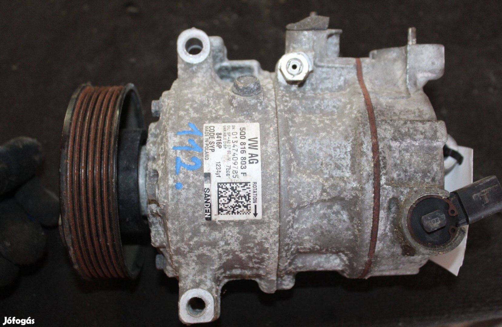 Volkswagen Tiguan 1.4TFSI Klímakompresszor 5Q0816803F (112)