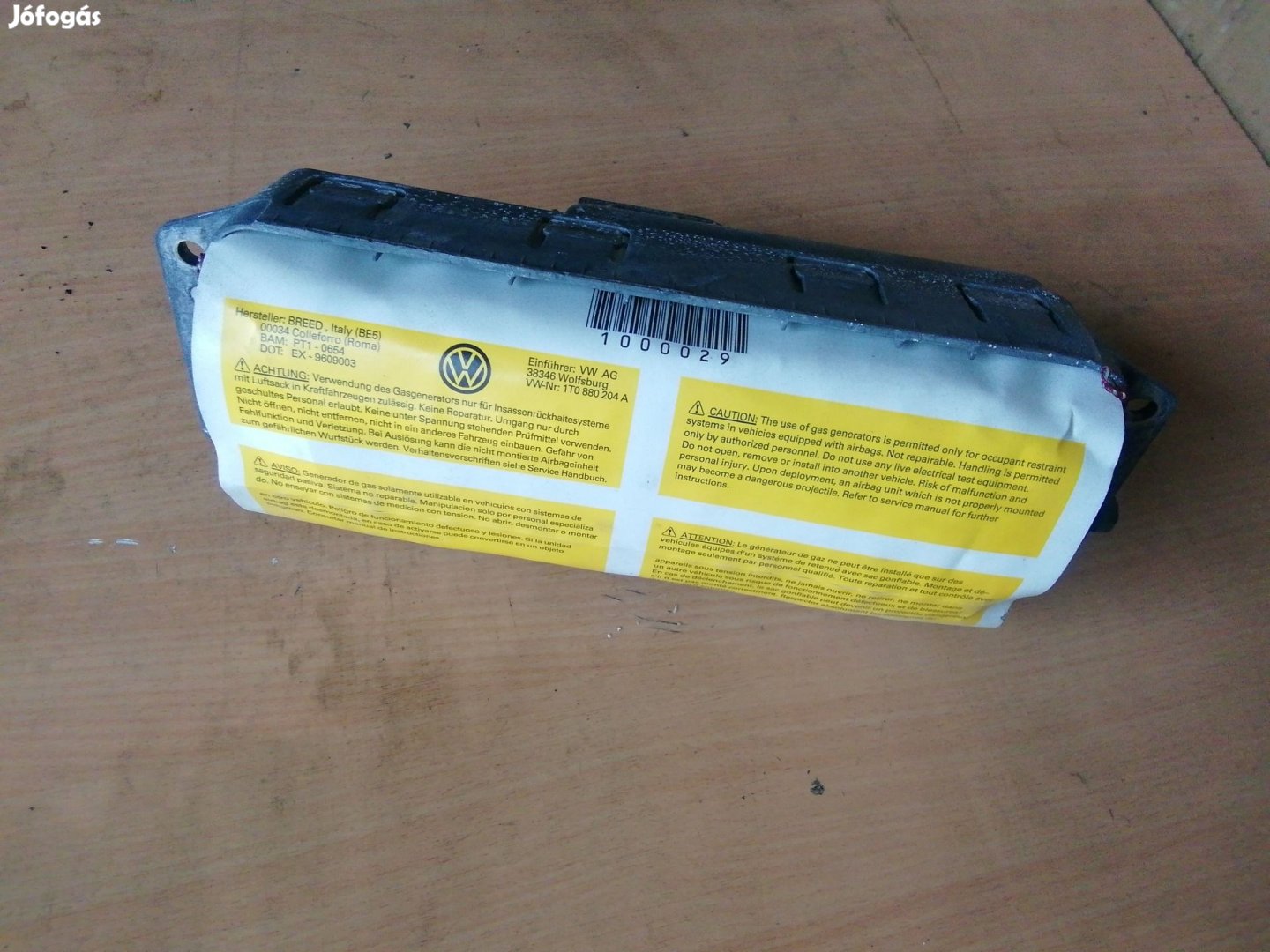 Volkswagen Touran 2005-2008 utas oldali légzsák 1T0880204A