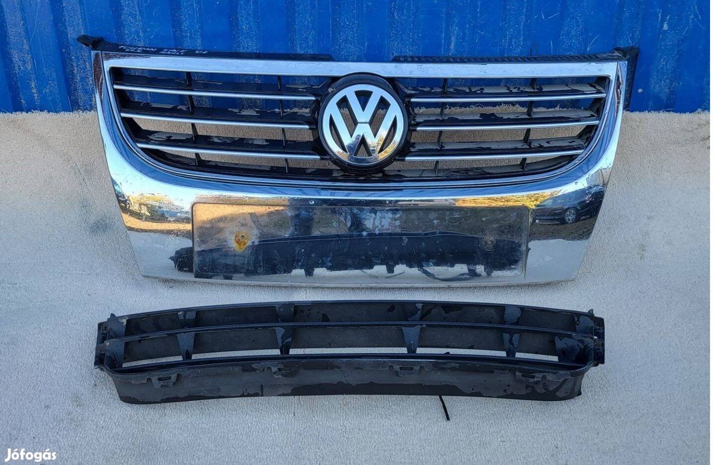 Volkswagen Touran 2007- gyári első lökhárító alsó hűtőrács 1T0853677
