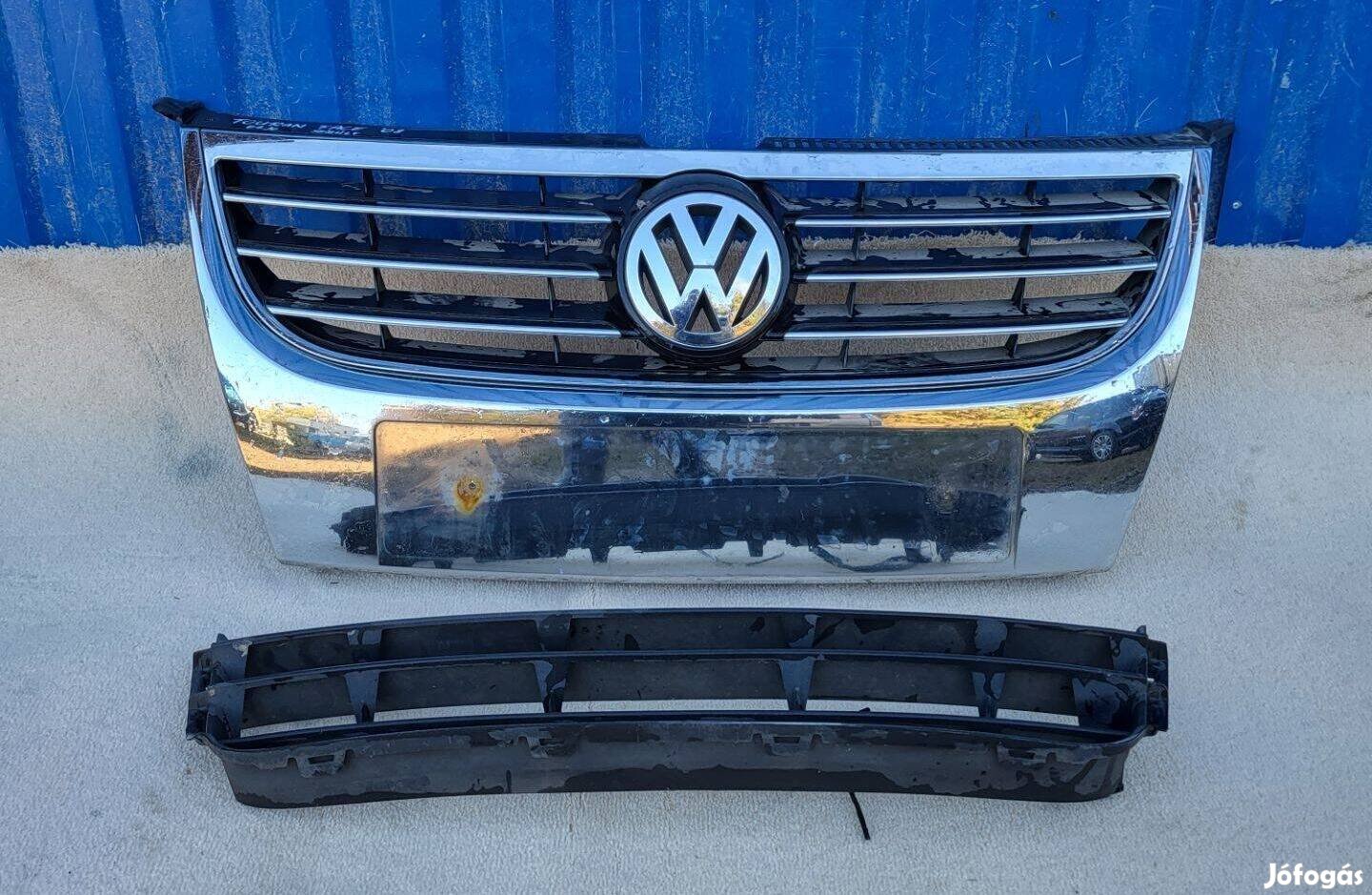 Volkswagen Touran 2007- gyári első lökhárító alsó hűtőrács 1T0853677