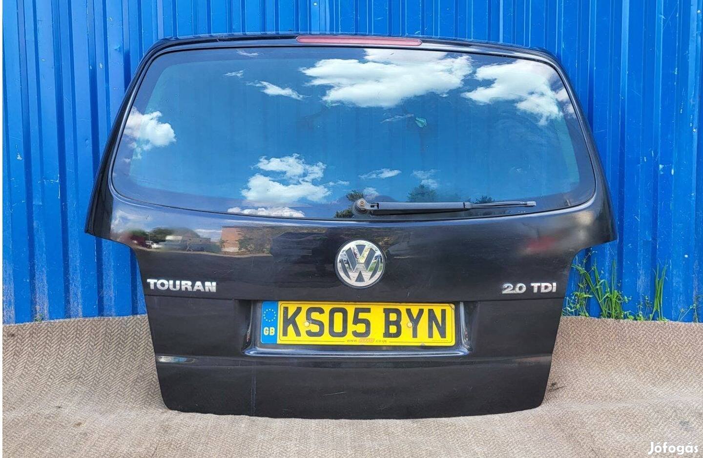 Volkswagen Touran csomagtér ajtó fekete korróziómentes