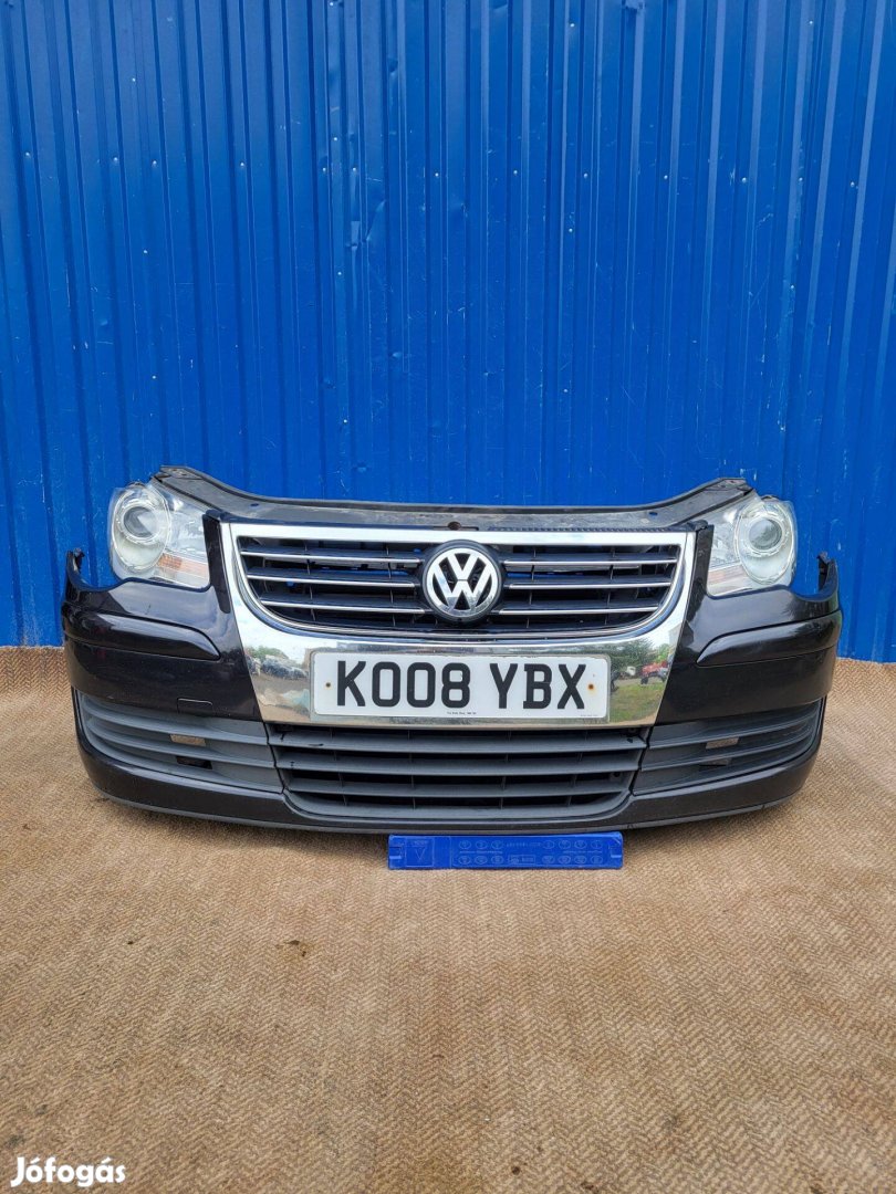 Volkswagen Touran gyári 1T0807221D első lökhárító fekete