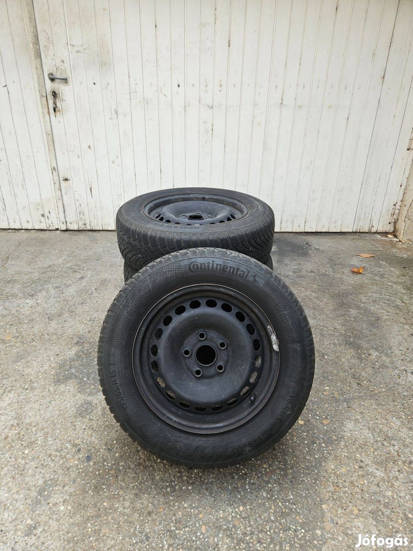 Volkswagen Touran kerékszett Continental Wintercontact téli gumival és
