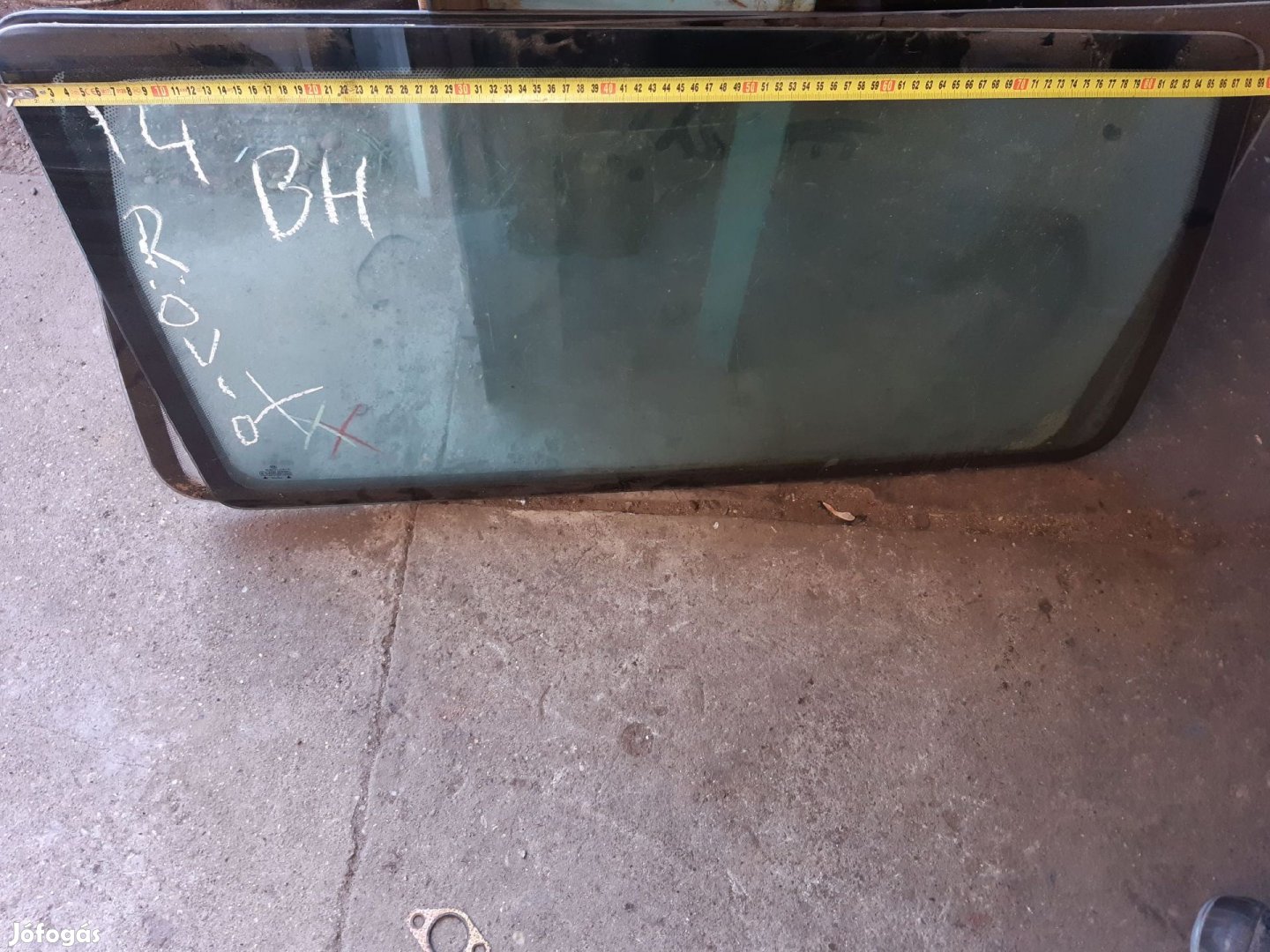 Volkswagen Transporter T4 91-03 Bal Hátsó Fix Ablaküveg