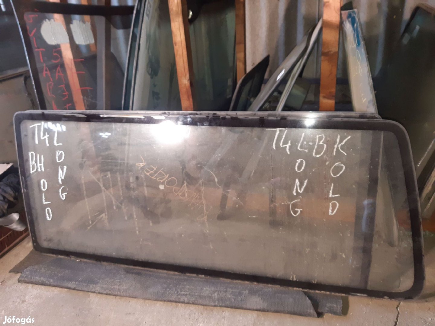 Volkswagen Transporter T4 91-03 Bal Hátsó Fix Ablaküveg