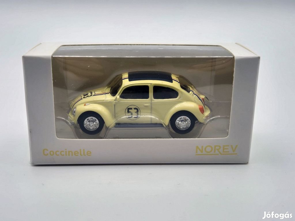 Volkswagen VW Beetle Bogár #53 Herbie -  Norev - 1:54