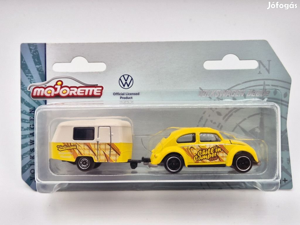 Volkswagen VW Beetle Bogár lakókocsival lakókocsi (1951) -  Majorette