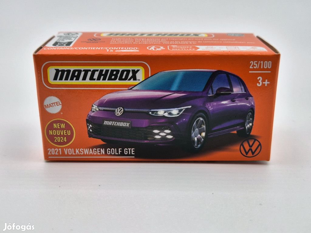 Volkswagen VW Golf GTE (2021) - 2024 25/100 -  Matchbox - 1:64