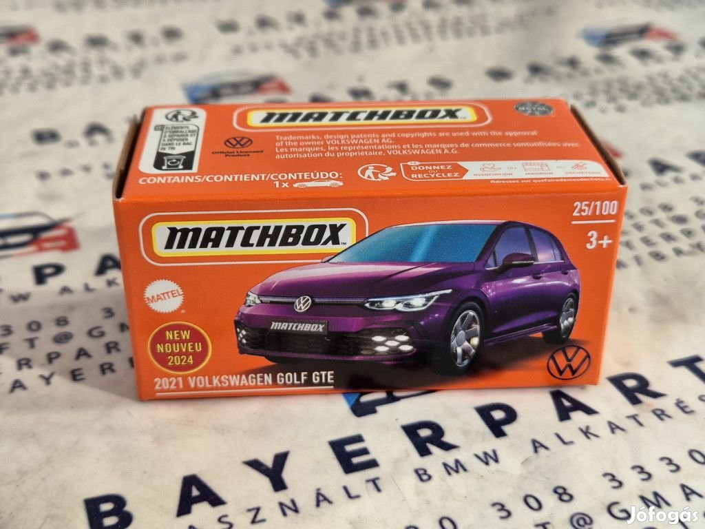 Volkswagen VW Golf GTE (2021) - 2024 25/100 -  Matchbox - 1:64