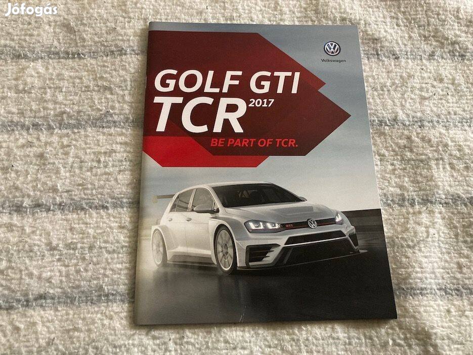 Volkswagen VW Golf GTI TCR prospektus, katalógus