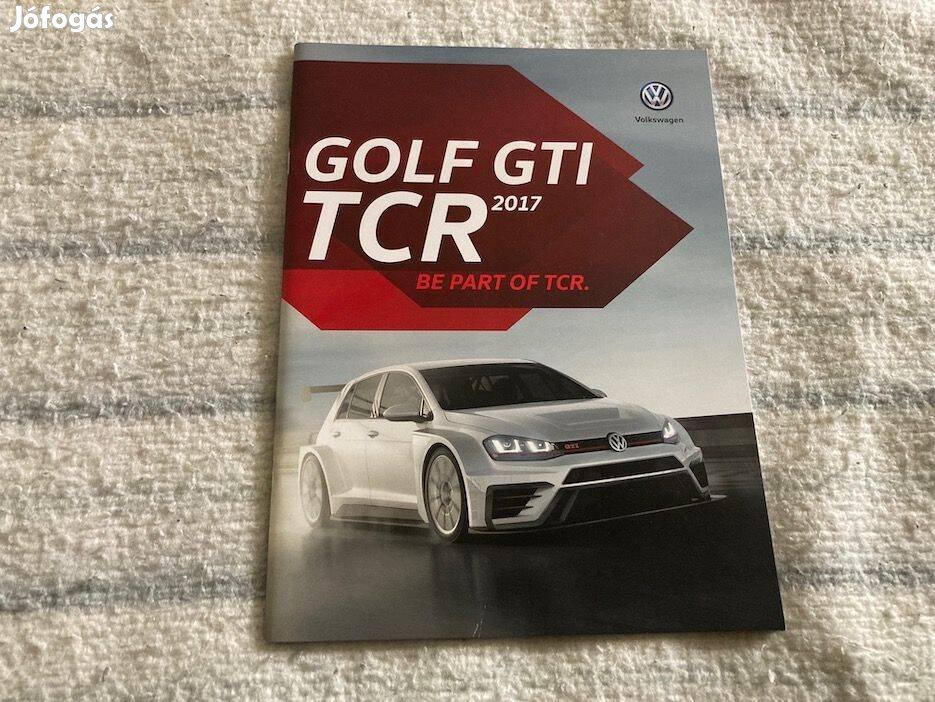 Volkswagen VW Golf GTI TCR prospektus, katalógus, brossúra