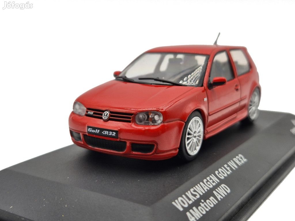 Volkswagen VW Golf IV R32 (2003) - piros - Solido - 1:43