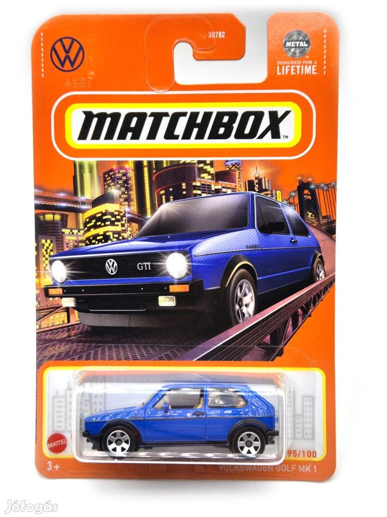 Volkswagen VW Golf MK 1 - 2024 95/100 - hosszú kártyás -  Matchbox -