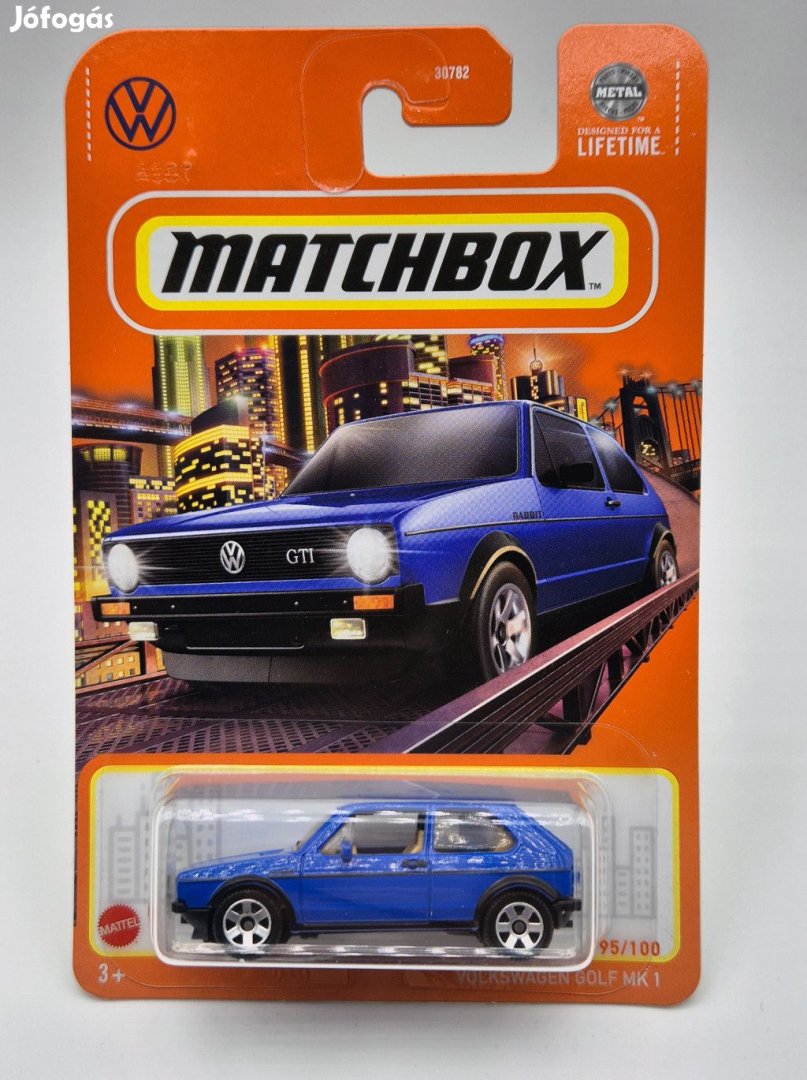 Volkswagen VW Golf MK 1 - 2024 95/100 - hosszú kártyás -  Matchbox -