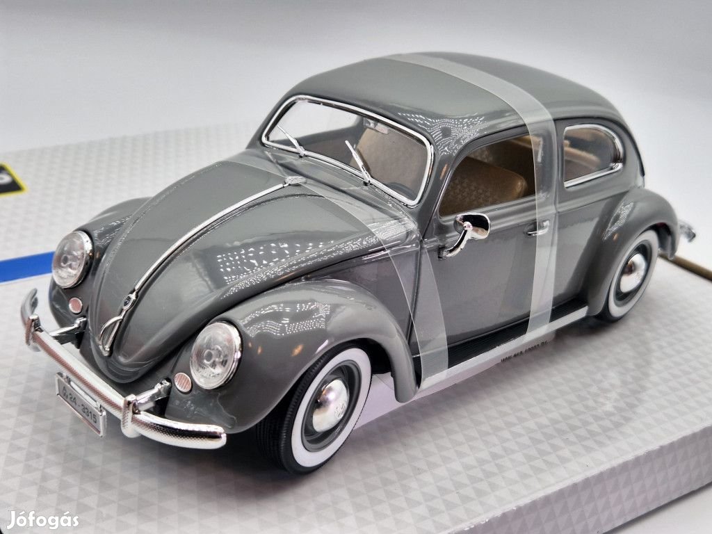 Volkswagen VW Käfer bogárhátú 1955 1:18 1/18 Bburago modellautó