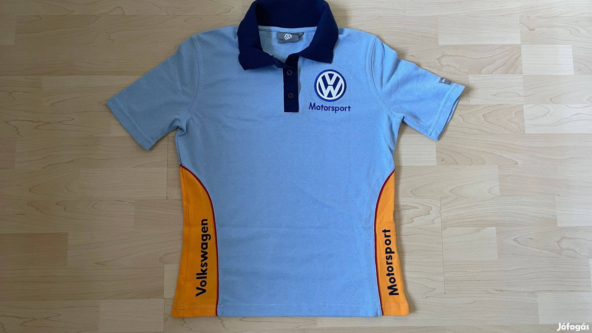 Volkswagen VW Motorsport gyerek M galléros póló