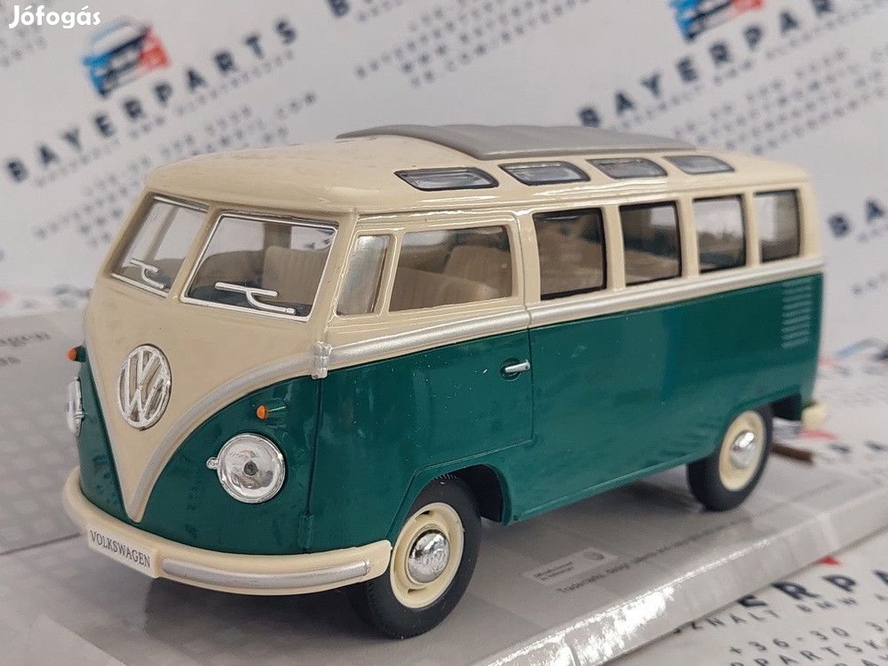 Volkswagen VW Samba (1962) - zöld -  Kinsmart - 1:24