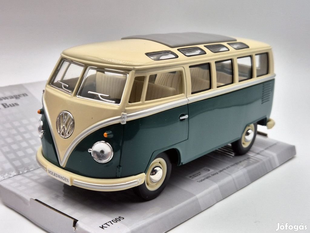 Volkswagen VW Samba (1962) - zöld -  Kinsmart - 1:24