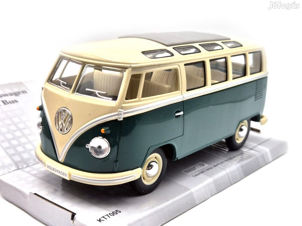 Volkswagen VW Samba (1962) - zöld -  Kinsmart - 1:24