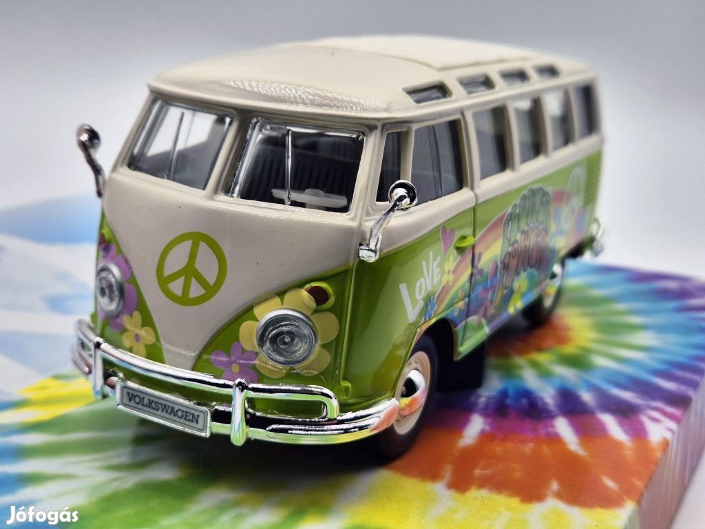 Volkswagen VW T1 Hippie Line Samba -  Maisto - 1:24