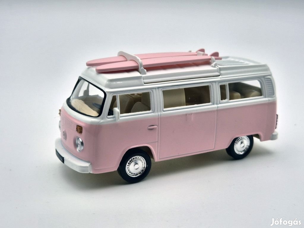 Volkswagen VW T2 transporter (1962) - Norev - 1:43 - rózsaszín