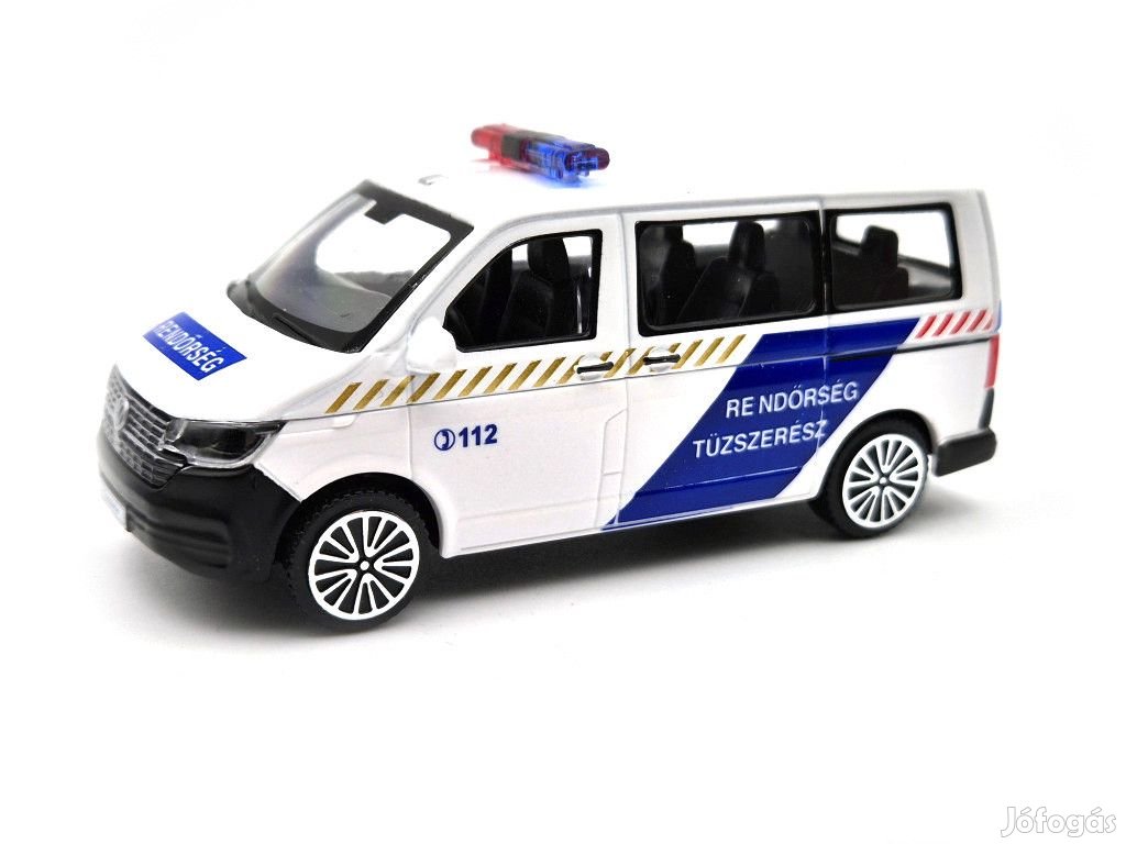 Volkswagen VW T6 rendőrség - tűzszerész -  Bburago - 1:43