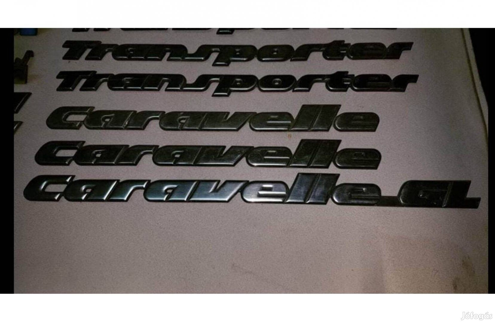 Volkswagen VW Transporter T4 Caravelle TDI feliratok, emblémák