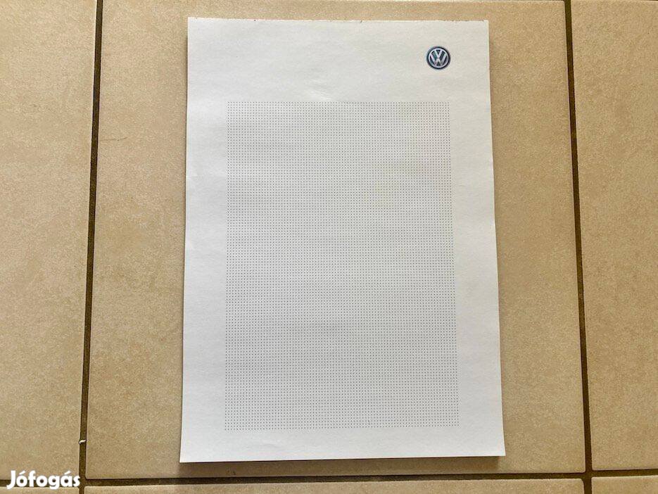 Volkswagen VW jegyzetfüzet