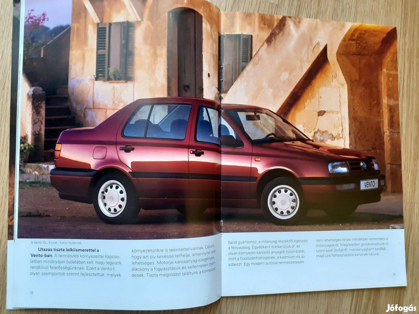 Volkswagen Vento prospektus - 1993, magyar nyelvű