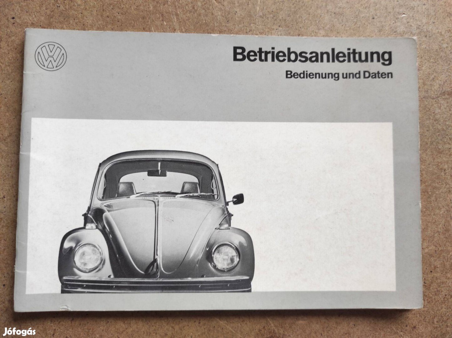 Volkswagen Vw.Bogár 1200, 1300 kezelési útmutató.1972-