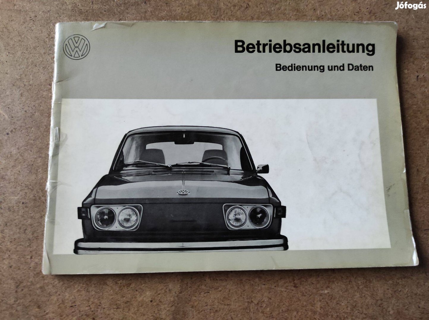 Volkswagen Vw. 412 E kezelési üzemeltetési utasítás 1972