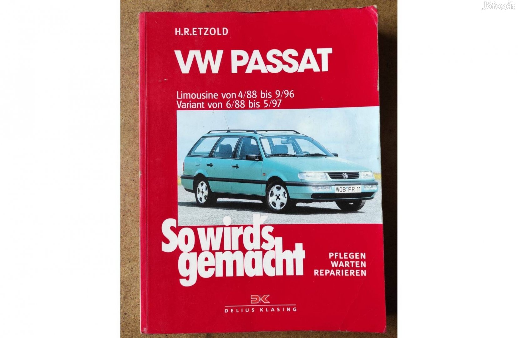 Volkswagen Vw, Passat javítási karbantartási könyv