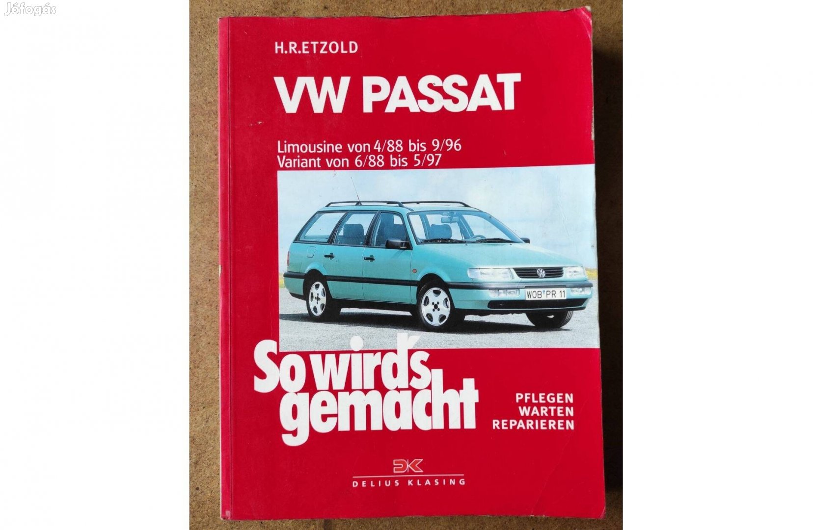 Volkswagen Vw, Passat javítási karbantartási könyv